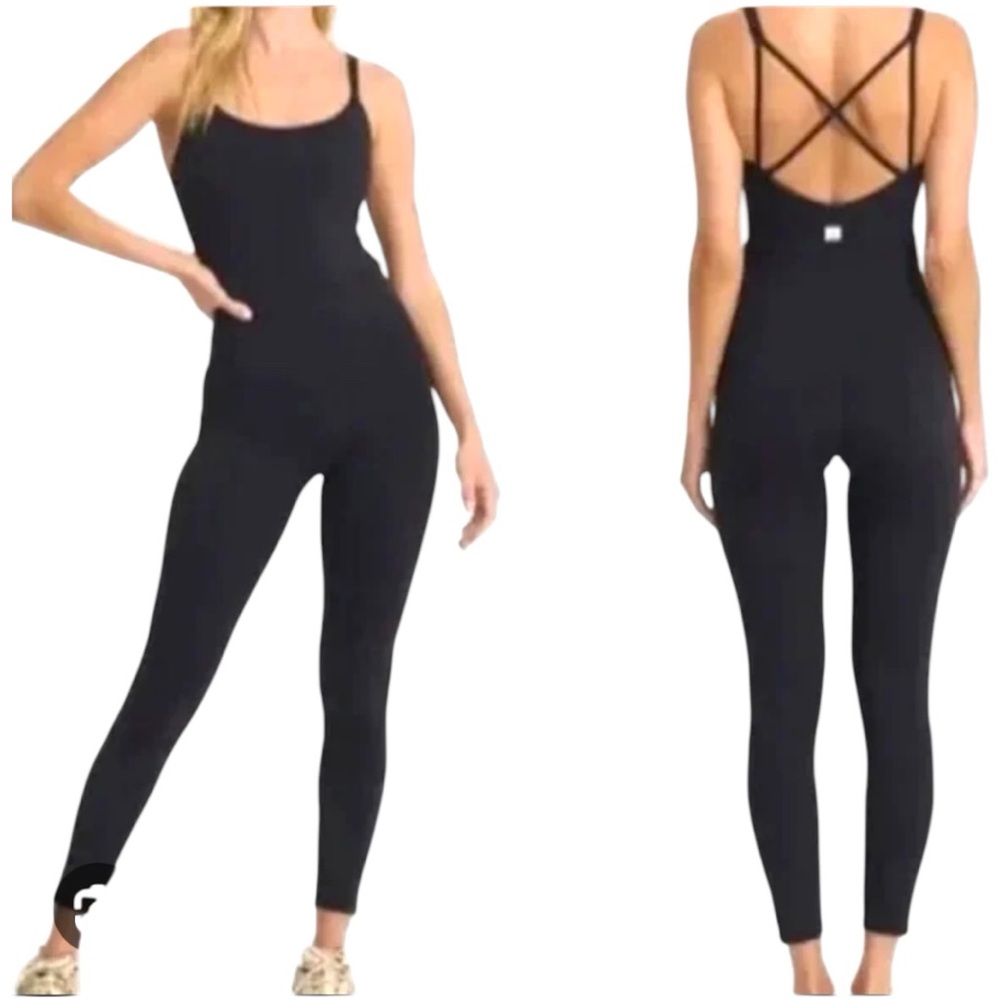 Vuori Women’s Mindset Workout Jumpsuit in Black Size XS